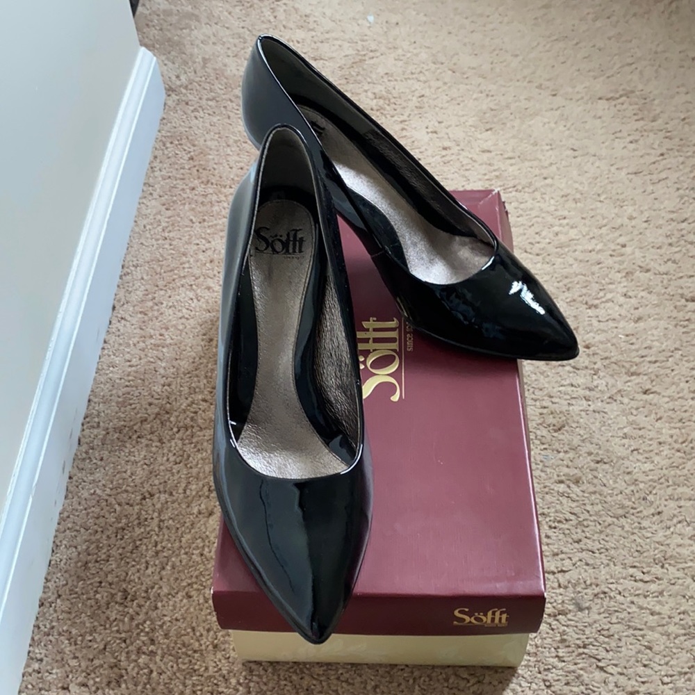Black Patent Söfft Heels 👠